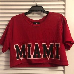 Miami Heat Jersey crop top🏀